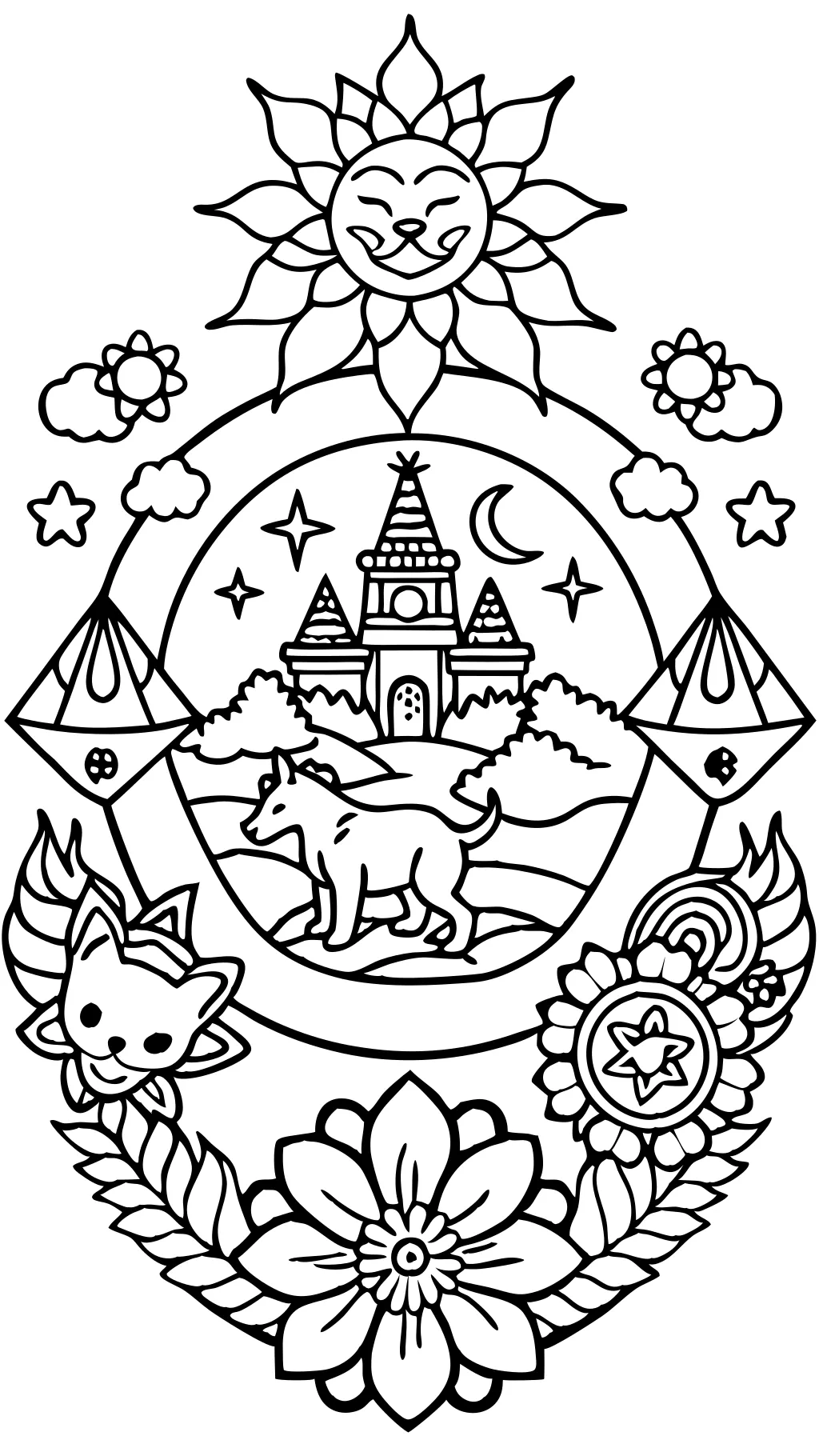 coloring pages for pigment